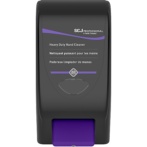 SC Johnson Hand Soap 2000 Manual Dispenser Manual - 1.06 gal Capacity - Durable, Antimicrobial, Locking Mechanism - Black - 1 Each (HVY4LDB)