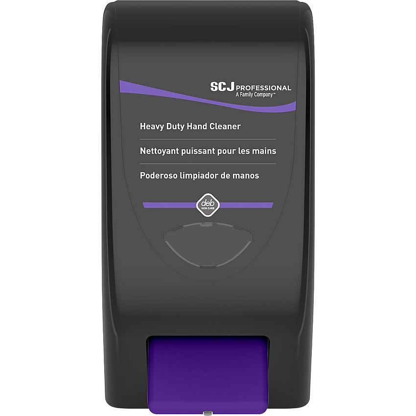 SC Johnson Hand Soap 2000 Manual Dispenser Manual - 1.06 gal Capacity - Durable, Antimicrobial, Locking Mechanism - Black - 1 Each (HVY4LDB)