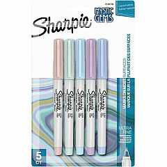Sharpie Mystic Gems Permanent Markers Multi Ink - 5 / Pack (2136730) Sharpie Mystic Gems Permanent Markers Multi Ink - 5 / Pack (2136730)