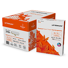 Lettermark Premium Paper 96B 20lb 8-1/2" x 11" 500/pkg 96 Brightness - 90% Opacity - Letter - 8 1/2" x 11" - 20 lb Basis Weight - 75 g/m² Grammage - Sustainable Forestry Initiative (SFI) - ColorLok Technology, Jam-free, Acid-free, Long Lasting (3984) Lettermark Premium Paper 96B 20lb 8-1/2" x 11" 500/pkg 96 Brightness - 90% Opacity - Letter - 8 1/2" x 11" - 20 lb Basis Weight - 75 g/m² Grammage - Sustainable Forestry Initiative (SFI) - ColorLok Technology, Jam-free, Acid-free, Long Lasting (3984)