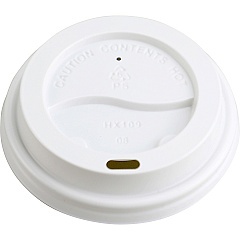 Genuine Joe Raised Siphole Hot Cup Lids Round - White - 50 / Pack (GJO19052) Genuine Joe Raised Siphole Hot Cup Lids Round - White - 50 / Pack (GJO19052)