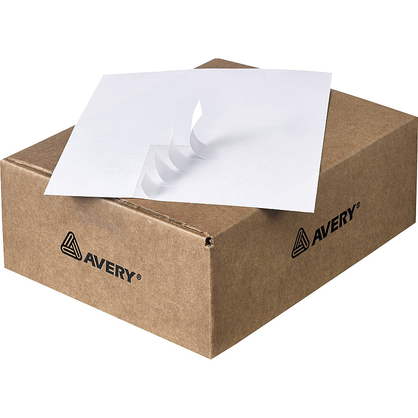 Avery&reg; Address Label 3 2/5" Height x 9" Width x 11 1/5" Length - Permanent Adhesive - Rectangle - Matte White - Paper - 33 / Sheet - 500 Total Sheets - 16500 Total Label(s) - 1 Carton (05334)