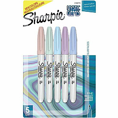 Sharpie Mystic Gems Permanent Markers Assorted Ink - 5 / Pack (2136773) Sharpie Mystic Gems Permanent Markers Assorted Ink - 5 / Pack (2136773)