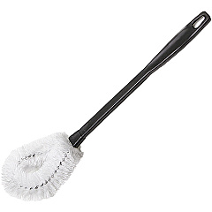 Genuine Joe Toilet Brush Plastic Handle - Natural - 1 Each (GJO18319) Genuine Joe Toilet Brush Plastic Handle - Natural - 1 Each (GJO18319)