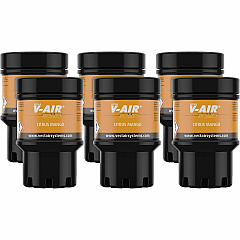Vectair Systems V-Air MVP Dispenser Fragrance Refill Spray - 6000 ft? - Citrus Mango - 60 Day - Odor Neutralizer - 6 / Carton (SOLIDCIT)