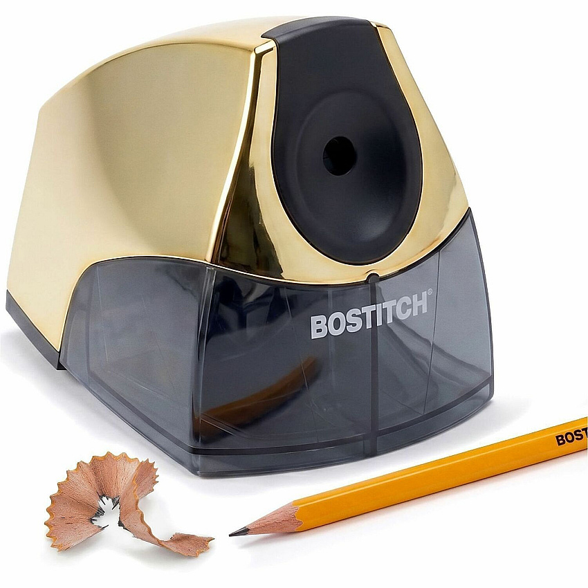 Bostitch Personal Electric Pencil Sharpener 4" Width x 8.3" Depth - Yellow - 1 Each (EPS4GOLD)
