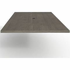 Lorell Prominence 2.0 Rectangular Conference Tabletop Rectangle - 96" Width x 48" Depth, x 1.5" Thickness Top - Material: Particleboard - Finish: Gray Elm - Laminated, Durable, Mar Resistant, Burn Resistant, Impact Resistant, Sturdy, Edge B (LLRPRC4896GE)