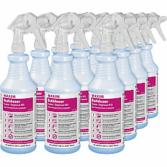 Midlab Bulldozer Cleaner/Degreaser RTU Ready-To-Use - 32 fl oz (1 quart) - Lemon Scent - Strong - Yellow - 12 / Carton (05100012)