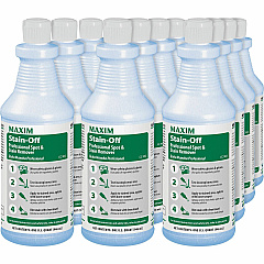 Midlab Stain-Off Professional Spot/Stain Remover Ready-To-Use - 32 fl oz (1 quart) - Odorless, Water Based, Oil Based, Anti-resoiling, Fast Acting - Blue - 12 / Carton (09020012) Midlab Stain-Off Professional Spot/Stain Remover Ready-To-Use - 32 fl oz (1 quart) - Odorless, Water Based, Oil Based, Anti-resoiling, Fast Acting - Blue - 12 / Carton (09020012)