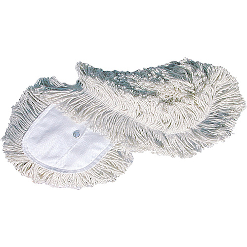 Genuine Joe Dust Mop Head Refill 60" Width x 5" Depth - Yarn, Cotton, Synthetic - White - 1 Each (GJO18387)