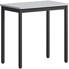 Lorell Utility Table Gray Rectangle, Laminated Top - Powder Coated Black Base - 500 lb Capacity - 30" Table Top Width x 18.13" Table Top Depth - 30" Height - Assembly Required - Melamine Top Material - 1 Each (LLR60752) Lorell Utility Table Gray Rectangle, Laminated Top - Powder Coated Black Base - 500 lb Capacity - 30" Table Top Width x 18.13" Table Top Depth - 30" Height - Assembly Required - Melamine Top Material - 1 Each (LLR60752)