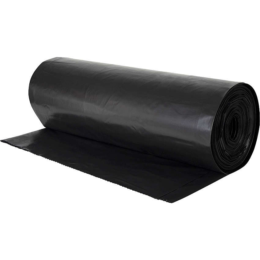 Genuine Joe Heavy-duty Trash Can Liners 55 gal Capacity - 58" Length x 39" Width x 2.70 mil (69 Micron) Thickness - Black - Waste Disposal, Debris, Office Waste, Food Waste - 50 / Carton (GJO18408)