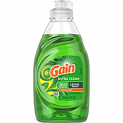 Gain Ultra Original Scent Dishwashing Liquid 8 fl oz (0.3 quart) - Clean Scent - Green - 12 / Carton (98110) Gain Ultra Original Scent Dishwashing Liquid 8 fl oz (0.3 quart) - Clean Scent - Green - 12 / Carton (98110)