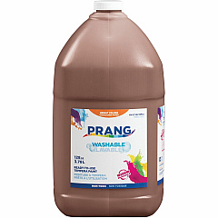 Prang Washable Tempera Paint 1 Color(s) - Brown - 1 gal - Washable - 1 Each (X10608) Prang Washable Tempera Paint 1 Color(s) - Brown - 1 gal - Washable - 1 Each (X10608)
