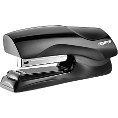Bostitch Antimicrobial Flat Clinch Stapler Staples Upto 40 Sheet - Holds Upto 210 Staple - Full Strip - Black - Steel, Rubber - 1 Each (B275RBLK)