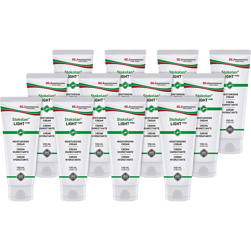 SC Johnson Stokolan Skin Conditioning Cream Cream - 3.38 fl oz - For Dry, Sensitive Skin - Healthcare Working, Hospitality, Industrial, Office & Commercial Facilities - Non-greasy, Dye-free, Silicon-free, Fragrance-free, Moisturising, Hypoall (RES100MLCT)