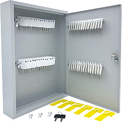 Huron Slotted Heavy-duty Key Cabinet Keyhole Slot, Heavy Duty, Durable - Gray - Steel - 1 Each (HASZ0128) Huron Slotted Heavy-duty Key Cabinet Keyhole Slot, Heavy Duty, Durable - Gray - Steel - 1 Each (HASZ0128)
