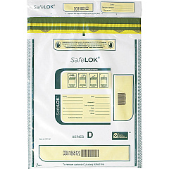 ControlTek SafeLOK Tamper-Evident Deposit Bags 16" Length x 12" Width - Seal Closure - Clear - Cash, Deposit, Note, Bill - 100 / Pack (585093) ControlTek SafeLOK Tamper-Evident Deposit Bags 16" Length x 12" Width - Seal Closure - Clear - Cash, Deposit, Note, Bill - 100 / Pack (585093)