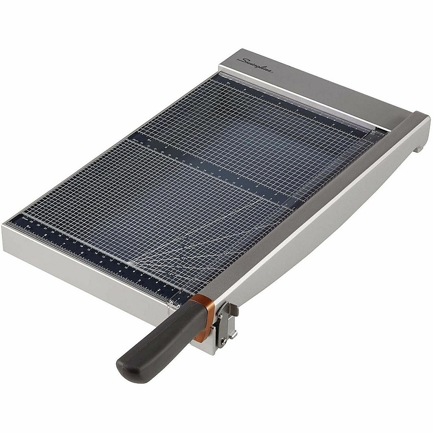 Swingline ClassicCut Bypass Trimmer 25 Sheet Cutting Capacity - 12" Cutting Length - Wood - Gray - 1 Each (10006)