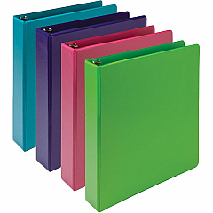 Samsill Earthchoice Durable View Binder 1 1/2" Binder Capacity - Letter - 8 1/2" x 11" Sheet Size - 325 Sheet Capacity - 3 x 1.50" Ring - Fastener: Round Ring - Pocket: 2, Internal - Chipboard - Assorted - Recycled - Bio-based, Durable, Clear Ov (MS48659) Samsill Earthchoice Durable View Binder 1 1/2" Binder Capacity - Letter - 8 1/2" x 11" Sheet Size - 325 Sheet Capacity - 3 x 1.50" Ring - Fastener: Round Ring - Pocket: 2, Internal - Chipboard - Assorted - Recycled - Bio-based, Durable, Clear Ov (MS48659)