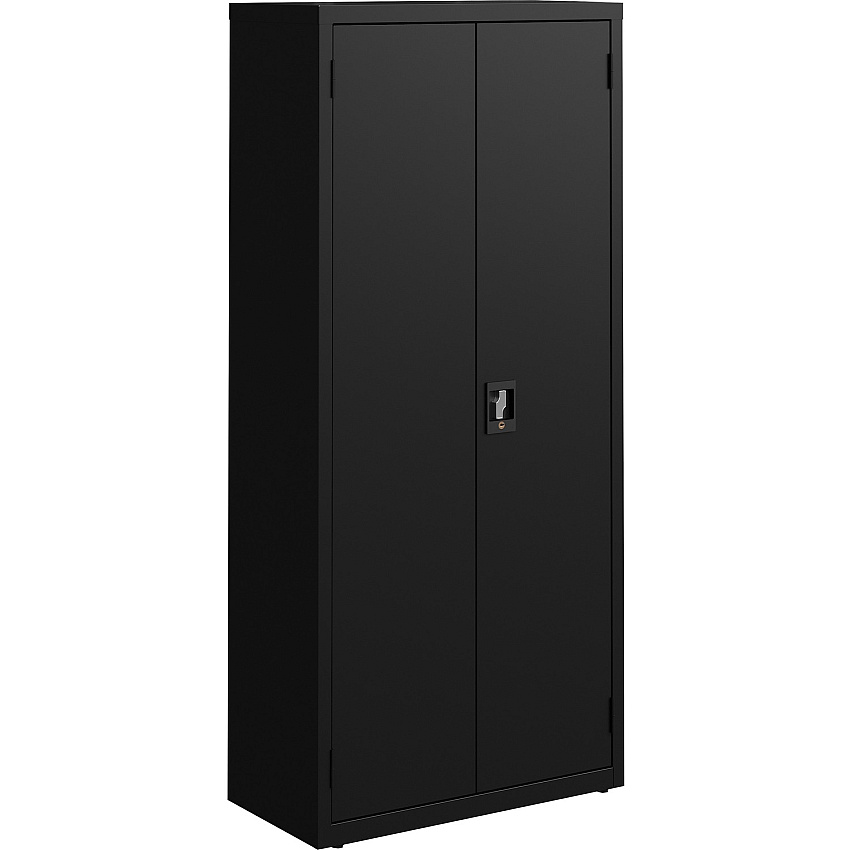 Lorell Fortress Series Slimline Storage Cabinet (69830BK)