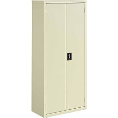 Lorell Fortress Series Slimline Storage Cabinet 30" Width x 15" Depth x 66" Height - 4 x Shelf(ves) - 720 lb Load Capacity - Durable, Welded, Nonporous Surface, Recessed Handle, Removable Lock, Locking System - Putty - Baked Enamel - Steel - (LLR69830PTY) Lorell Fortress Series Slimline Storage Cabinet 30" Width x 15" Depth x 66" Height - 4 x Shelf(ves) - 720 lb Load Capacity - Durable, Welded, Nonporous Surface, Recessed Handle, Removable Lock, Locking System - Putty - Baked Enamel - Steel - (LLR69830PTY)