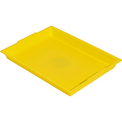 Deflecto Antimicrobial Finger Paint Tray Painting - 1.83" Height x 16.04" Width x 12.07" Depth - Yellow - Polypropylene, Plastic - 1 Each (39507YEL) Deflecto Antimicrobial Finger Paint Tray Painting - 1.83" Height x 16.04" Width x 12.07" Depth - Yellow - Polypropylene, Plastic - 1 Each (39507YEL)