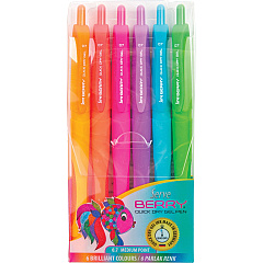 So-Mine Serve Berry Quick Dry Retract Gel Ink Pen 0.7 mm Medium Pen Point - Retractable - Orange, Red, Pink, Turquoise, Lilac, Light Green Ink - Gel-based - Orange, Red, Pink, Turquoise, Lilac, Light Green Barrel - 6 / Pack (BRGEL07B6KRB) So-Mine Serve Berry Quick Dry Retract Gel Ink Pen 0.7 mm Medium Pen Point - Retractable - Orange, Red, Pink, Turquoise, Lilac, Light Green Ink - Gel-based - Orange, Red, Pink, Turquoise, Lilac, Light Green Barrel - 6 / Pack (BRGEL07B6KRB)