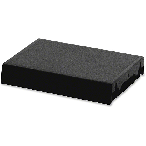 Printy 5-In-1 Date Stamp Replacement Pad Black, Red Ink - Plastic - 1 Each (P4750BK)
