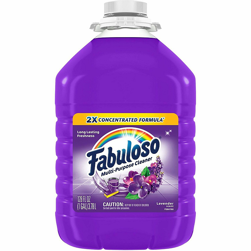Fabuloso All-Purpose Cleaner 128 fl oz (4 quart) - Lavender Scent - Rinse-free, Residue-free, Long Lasting - Purple - 1 Each (153058)