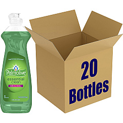 Palmolive Essential Clean Dish Liquid For Dish, Pot, Pan, Plate - Liquid - 12.6 fl oz (0.4 quart) - Recommended For: Food Remover, Grime Remover, Grease Remover - Phosphate-free, pH Balanced, Long Lasting - Green - 20 / Carton (146413CT) Palmolive Essential Clean Dish Liquid For Dish, Pot, Pan, Plate - Liquid - 12.6 fl oz (0.4 quart) - Recommended For: Food Remover, Grime Remover, Grease Remover - Phosphate-free, pH Balanced, Long Lasting - Green - 20 / Carton (146413CT)