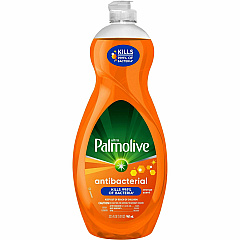Palmolive Antibacterial Ultra Dish Soap Concentrate - 35.2 fl oz (1.1 quart) - pH Balanced, Residue-free, Non-abrasive, Antibacterial - Orange - 1 Each (US04274A) Palmolive Antibacterial Ultra Dish Soap Concentrate - 35.2 fl oz (1.1 quart) - pH Balanced, Residue-free, Non-abrasive, Antibacterial - Orange - 1 Each (US04274A)