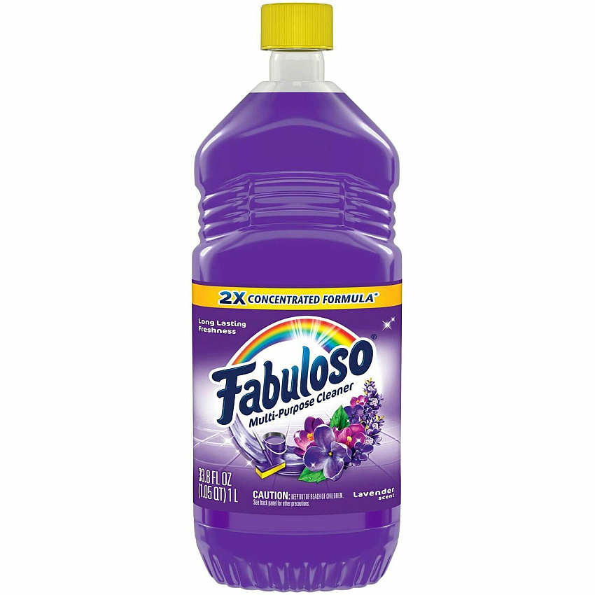 Fabuloso All-Purpose Cleaner 33.8 fl oz (1.1 quart) - Lavender Scent - Rinse-free, Residue-free, Long Lasting - Lavender - 1 Each (153096)