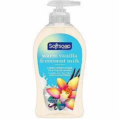 Softsoap Warm Vanilla Hand Soap Warm Vanilla & Coconut Milk Scent - 11.25 fl oz - Pump Bottle Dispenser - Bacteria Remover, Dirt Remover - Hand, Skin - Moisturizing - White - Refillable, Recyclable, Paraben-free, Phthalate-free, Biodegradable - (US07059A) Softsoap Warm Vanilla Hand Soap Warm Vanilla & Coconut Milk Scent - 11.25 fl oz - Pump Bottle Dispenser - Bacteria Remover, Dirt Remover - Hand, Skin - Moisturizing - White - Refillable, Recyclable, Paraben-free, Phthalate-free, Biodegradable - (US07059A)