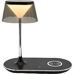 Data Accessories Company MP-328 LED Desk Lamp Qi Wireless Charging, USB Charging, Dimmable, Touch-activated, Adjustable Brightness - 350 lm Lumens - Metal, Plastic - Desk Mountable - Black - for Desk, Smartphone, Tablet - 1 Each (02356) Data Accessories Company MP-328 LED Desk Lamp Qi Wireless Charging, USB Charging, Dimmable, Touch-activated, Adjustable Brightness - 350 lm Lumens - Metal, Plastic - Desk Mountable - Black - for Desk, Smartphone, Tablet - 1 Each (02356)