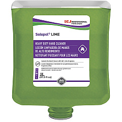 SC Johnson Solopol Medium Heavy-Duty Hand Wash Lime Scent - 2.11 quart - Cartridge Dispenser - Grease Remover, Oil Remover, Soil Remover, Dirt Remover, Grime Remover - Hand, Industrial, Automotive - Moisturizing - Green - Heavy Duty, Solvent-free (LIM2LT) SC Johnson Solopol Medium Heavy-Duty Hand Wash Lime Scent - 2.11 quart - Cartridge Dispenser - Grease Remover, Oil Remover, Soil Remover, Dirt Remover, Grime Remover - Hand, Industrial, Automotive - Moisturizing - Green - Heavy Duty, Solvent-free (LIM2LT)