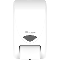 SC Johnson Proline Curve Manual Dispenser Manual - 2.11 quart Capacity - Anti-bacterial, Wear Resistant, Durable, Push Button, Hygienic, Locking Mechanism, Wall Mountable - White - 1 Each (WHB2LDP) SC Johnson Proline Curve Manual Dispenser Manual - 2.11 quart Capacity - Anti-bacterial, Wear Resistant, Durable, Push Button, Hygienic, Locking Mechanism, Wall Mountable - White - 1 Each (WHB2LDP)