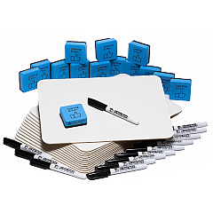 Charles Leonard Lapboard Classpack 12" (1 ft) Width x 9" (0.8 ft) Height - White Masonite Surface - Lap - 30 / Set (35090) Charles Leonard Lapboard Classpack 12" (1 ft) Width x 9" (0.8 ft) Height - White Masonite Surface - Lap - 30 / Set (35090)