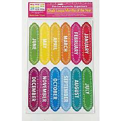 Ashley Magnetic Chalkboard Calendar Months 12 - Write on/Wipe off - 1 Each - Multicolor (19022) Ashley Magnetic Chalkboard Calendar Months 12 - Write on/Wipe off - 1 Each - Multicolor (19022)