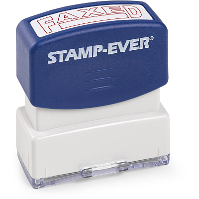 Trodat Pre-inked FAXED Stamp Text Stamp - FAXED - 1.69" Impression Width x 0.56" Impression Length - 50000 Impression(s) - Red - 1 Each - TAA Compliant (5952)