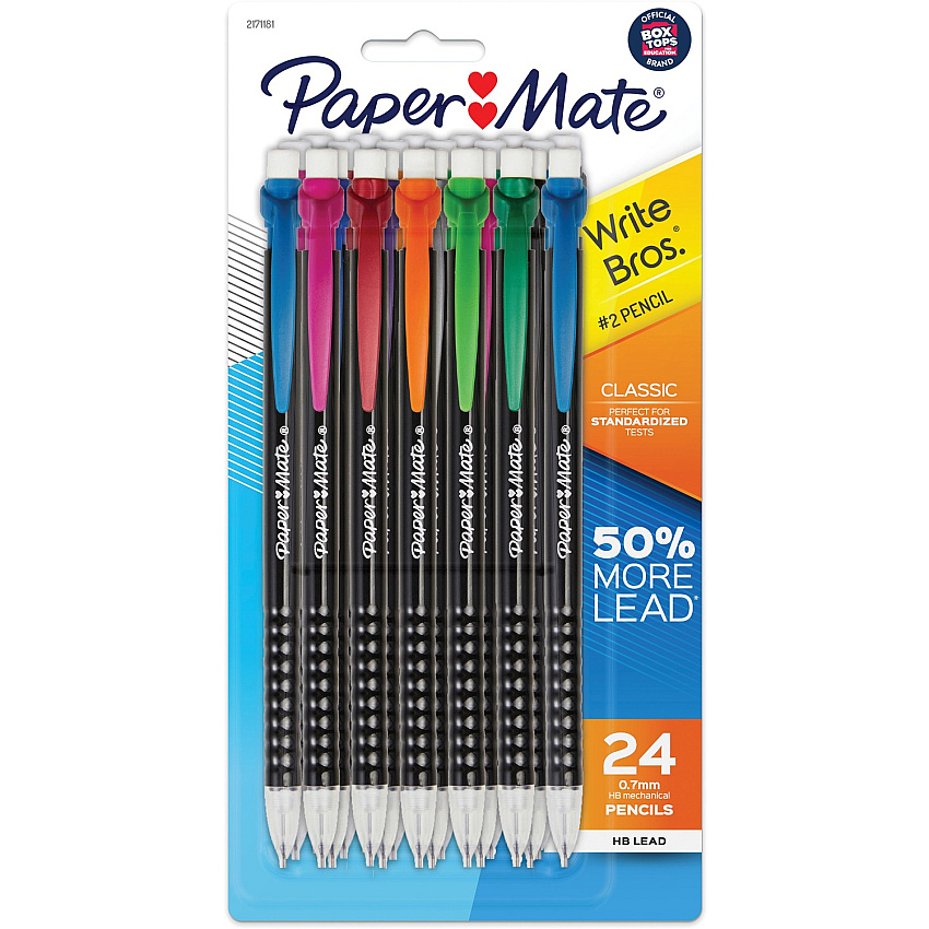 Paper Mate 0.7mm Mechanical Pencils 0.7 mm Lead - Assorted Barrel - 24 / Pack (2171181)