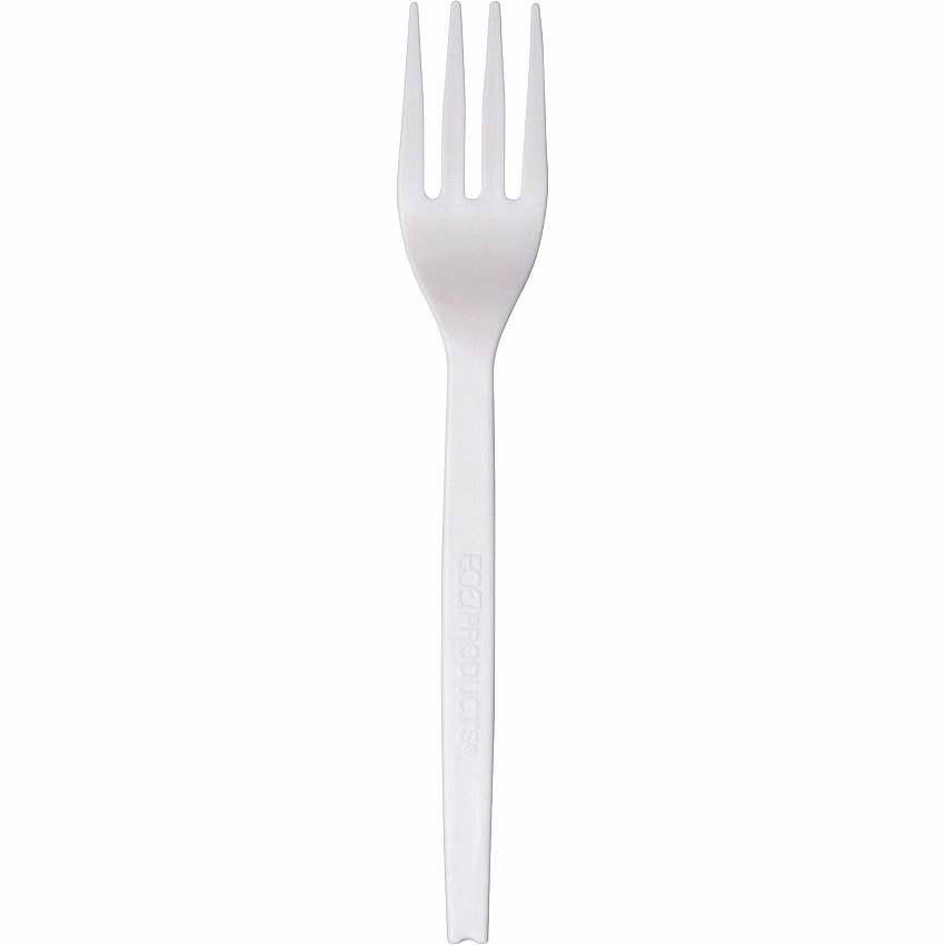 WNA 7" Plant Starch Forks Fork - Breakroom - Plant Starch - Beige - 50 / Pack (EPS002)