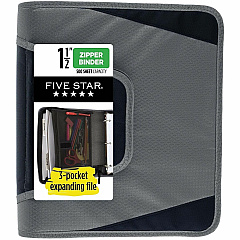 Mead Zipper Binder 500 Sheet Capacity - 3 Ring - Fastener: Ring - Pocket: 3 - Multi-colored - Zipper Closure, Wear Resistant, Tear Resistant, Durable, Expandable - 1 Each (28012) Mead Zipper Binder 500 Sheet Capacity - 3 Ring - Fastener: Ring - Pocket: 3 - Multi-colored - Zipper Closure, Wear Resistant, Tear Resistant, Durable, Expandable - 1 Each (28012)