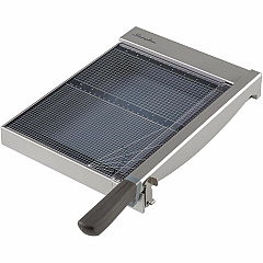 Swingline ClassicCut Guillotine Glass Trimmer 15 Sheet Cutting Capacity - 12" Cutting Length - Safety Latch - Tempered Glass - Gray - 1 Each (10013)