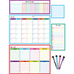 Teacher Created Resources Dry-Erase Task Calendar Set Assorted - 1 Pack (77405) Teacher Created Resources Dry-Erase Task Calendar Set Assorted - 1 Pack (77405)