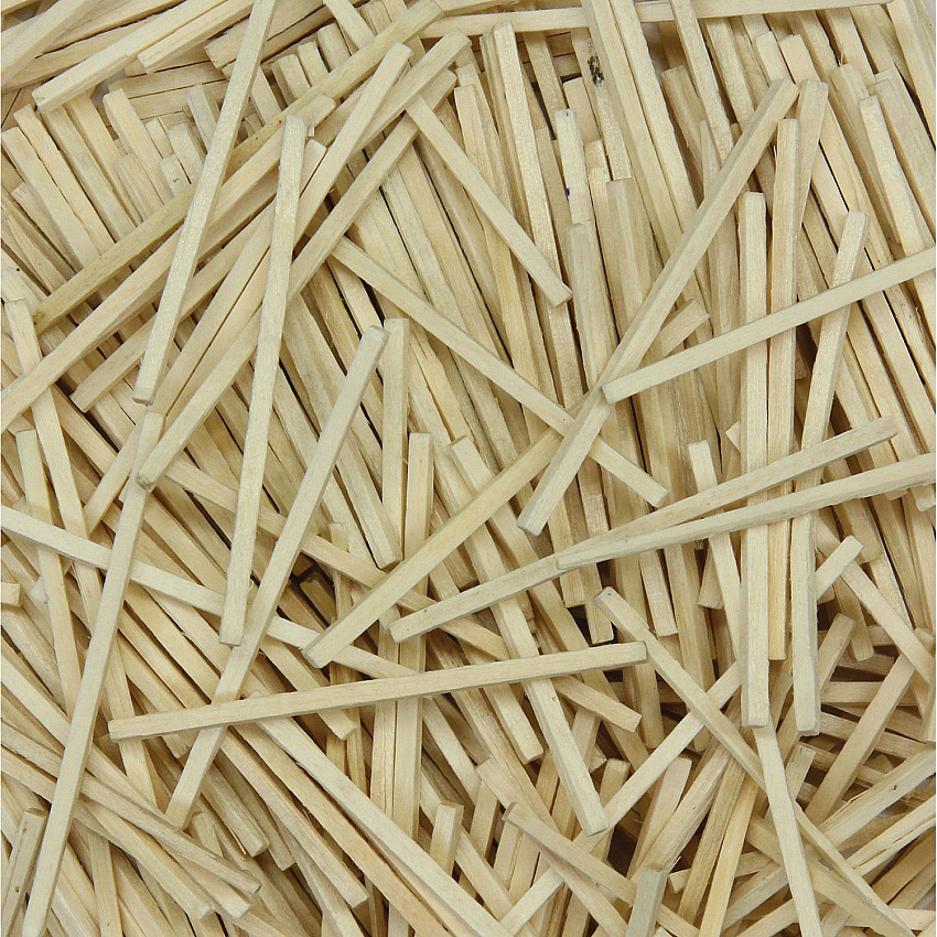 Creativity Street Mini Craft Sticks Art Project, Craft Project, 3D Structure - 2.56" Length - Natural - Wood - 500 / Bag (389401)