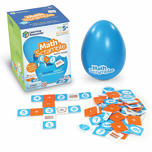 Learning Resources Math Scramble Game Learning Toy - Theme/Subject: Learning - Multi - 1 Each (LER9131)