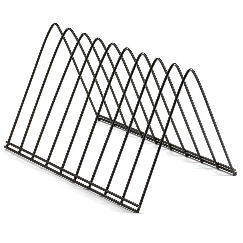 Officemate Triangle Wire Sorter 7" Height x 7" Width x 11" Depth - Desktop - Sturdy - Black - Steel Wire - 1 Each (93150)