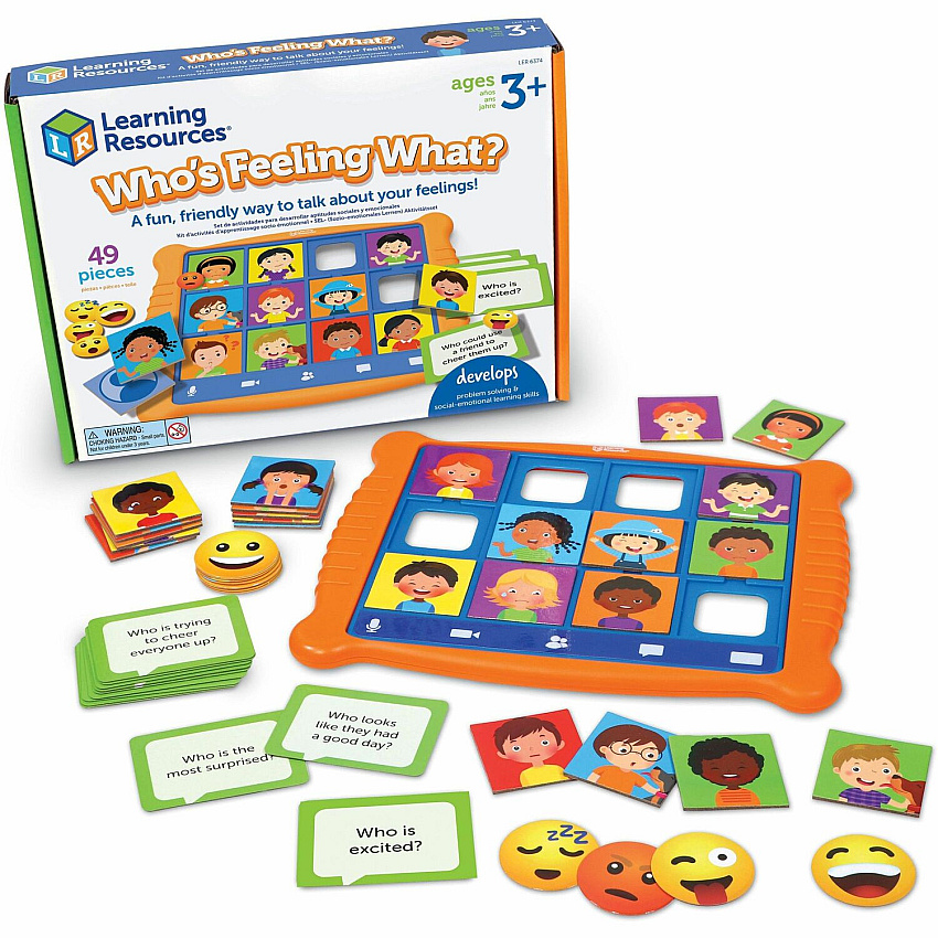Learning Resources Who's Feeling What? Fun - Puzzle - 1 Each (LER6374)