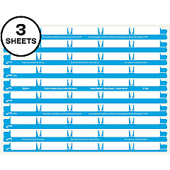 Avery® 5 Tab Easy Print & Apply Clear Label Sheet Refills Inkjet, Laser - Clear - 30 / Sheet - 3 Total Sheets - 3 / Pack (11225) Avery® 5 Tab Easy Print & Apply Clear Label Sheet Refills Inkjet, Laser - Clear - 30 / Sheet - 3 Total Sheets - 3 / Pack (11225)